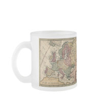 1721 Map of Europe Mugs