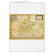 1737 map of Saint Petersburg (HQ).jpg Greeting Cards