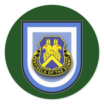 173d Airborne - 110th Military Intelligence Flash Stickers by a2zgraphicsworks