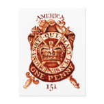 1765 American Tax Stamp postcards