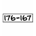 176-167 t-shirts