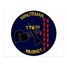 176th AHC Minuteman Musket Postcards