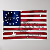 1776 American Flag Posters