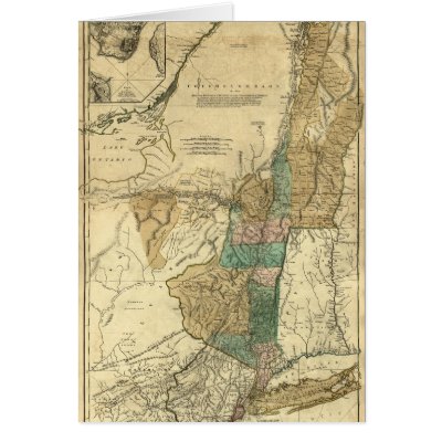 1776 map of New York, New Jersey and Quebec by ZephyrusBooks