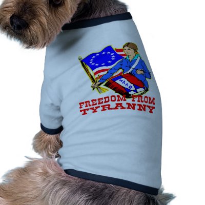 1776 Revolutionary War Freedom From Tyranny Pet Clothing by Mustang_Lady