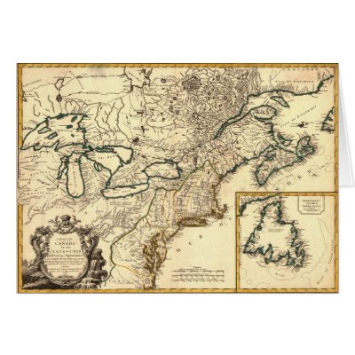 1778 Map of Canada and the United States by ZephyrusBooks