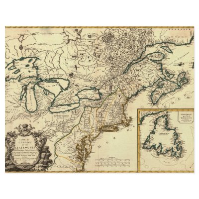 1778 Map of Canada and the United States by ZephyrusBooks
