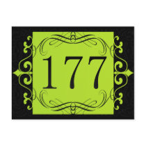 177 Area Code Post Card