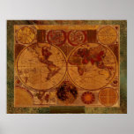 1780 Carington Bowles Old World Map Art & border posters