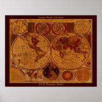 1780 Old World Map Art