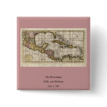 1790 Map of The West Indies by Dilly and Robinson