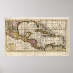 1790 Map of The West Indies by Dilly and Robinson
