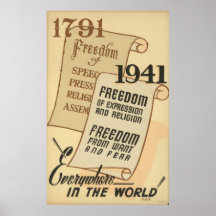 1791 - Freedom of speech. . . Posters