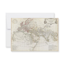 1794 Anville Map of the Ancient World Personalised Invitations