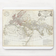 1794 Anville Map of the Ancient World Mousepad