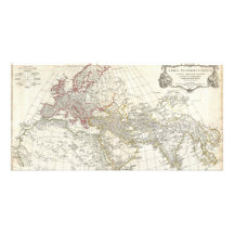 1794 Anville Map of the Ancient World Personalized Photo Card