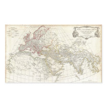 1794 Anville Map of the Ancient World Stickers