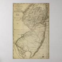 1795 Map of New Jersey Print
