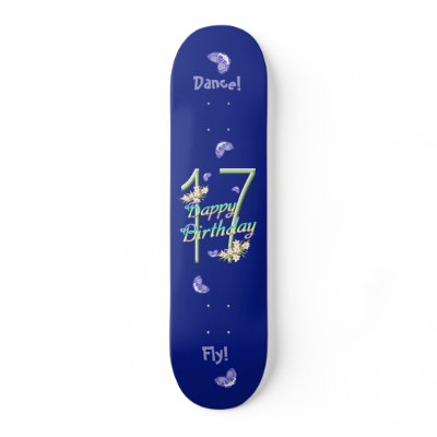17th Birthday Butterfly Dance Deck by anuradesignstudio