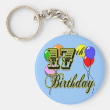 17th Birthday Merchandise Key Chain