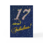17th Birthday party Invitation Card