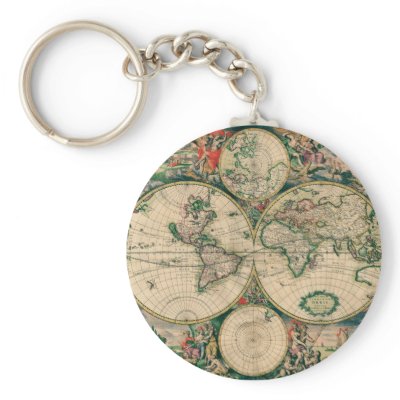 17th Century World Map by bontondesigns