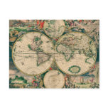 17th Century World Map