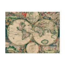 17th Century World Map