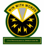 17th Psychological Operations Battalion DUI Cut Outs