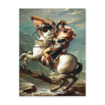 1801 Napoleon Crossing the Alps, Jacques-Louis Dav postcards