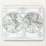1806 Atlas Map: La Mappemonde by Eustache Hérisson
