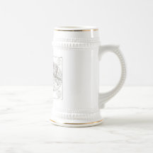1806 Atlas Map: La Mappemonde by Eustache Hérisson Coffee Mug