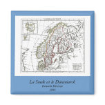 1806 Map - La Suede at le Danemarck