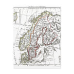 1806 Map - La Suede at le Danemarck