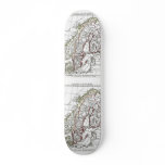 1806 Map - La Suede at le Danemarck skateboards