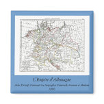 1806 Map - L'Empire d'Allemagne