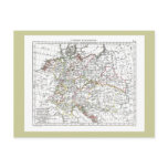 1806 Map - L'Empire d'Allemagne
