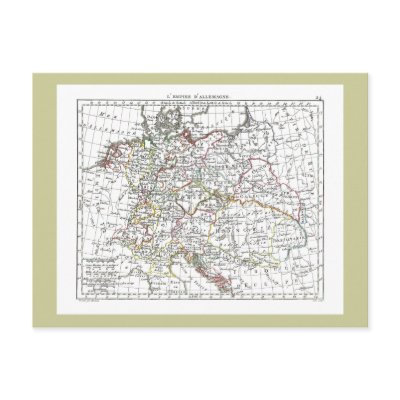 1806 Map - L'Empire d'Allemagne by ZephyrusBooks