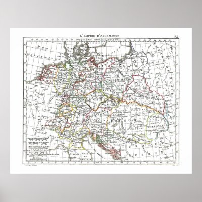 1806 Map - L'Empire d'Allemagne by ZephyrusBooks