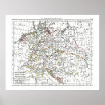 1806 Map - L'Empire d'Allemagne