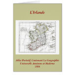 1806 Map - L'Irlande Greeting Cards
