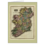 1813 Ireland Map by John Pinkerton cards