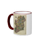 1813 Ireland Map by John Pinkerton Coffee Mugs