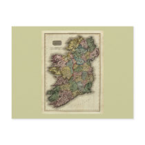 1813 Ireland Map by John Pinkerton