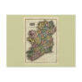 1813 Ireland Map by John Pinkerton