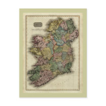 1813 Ireland Map by John Pinkerton