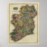 1813 Ireland Map by John Pinkerton