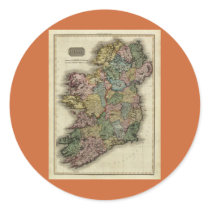 1813 Ireland Map by John Pinkerton