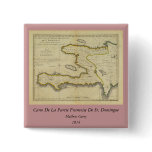 1814 Haiti Map by Mathew Carey