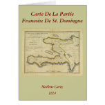 1814 Haiti Map by Mathew Carey
